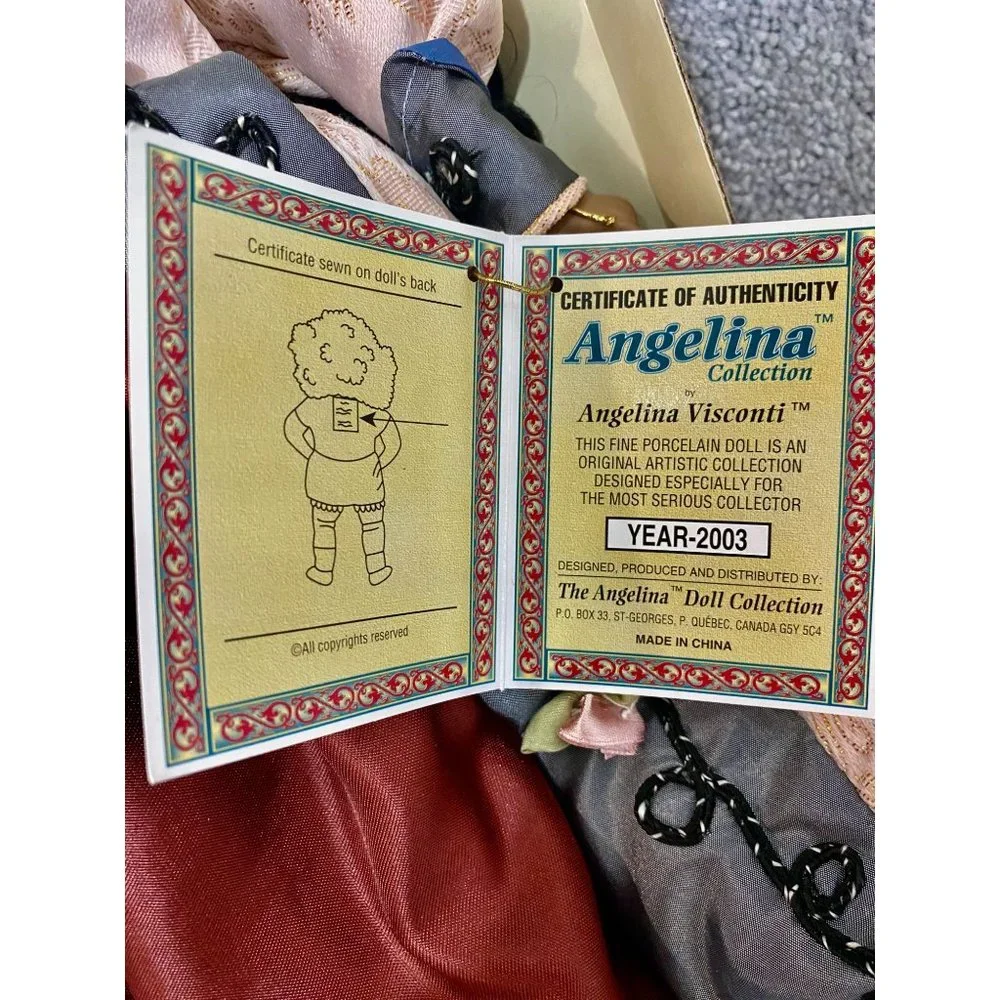 African‎ American doll, Angelina Visconti doll, NEW in Box, 18